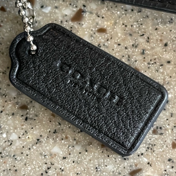 Coach Dark Gray Adjustable Strap Canvas Crossbody - Picture 8 of 9